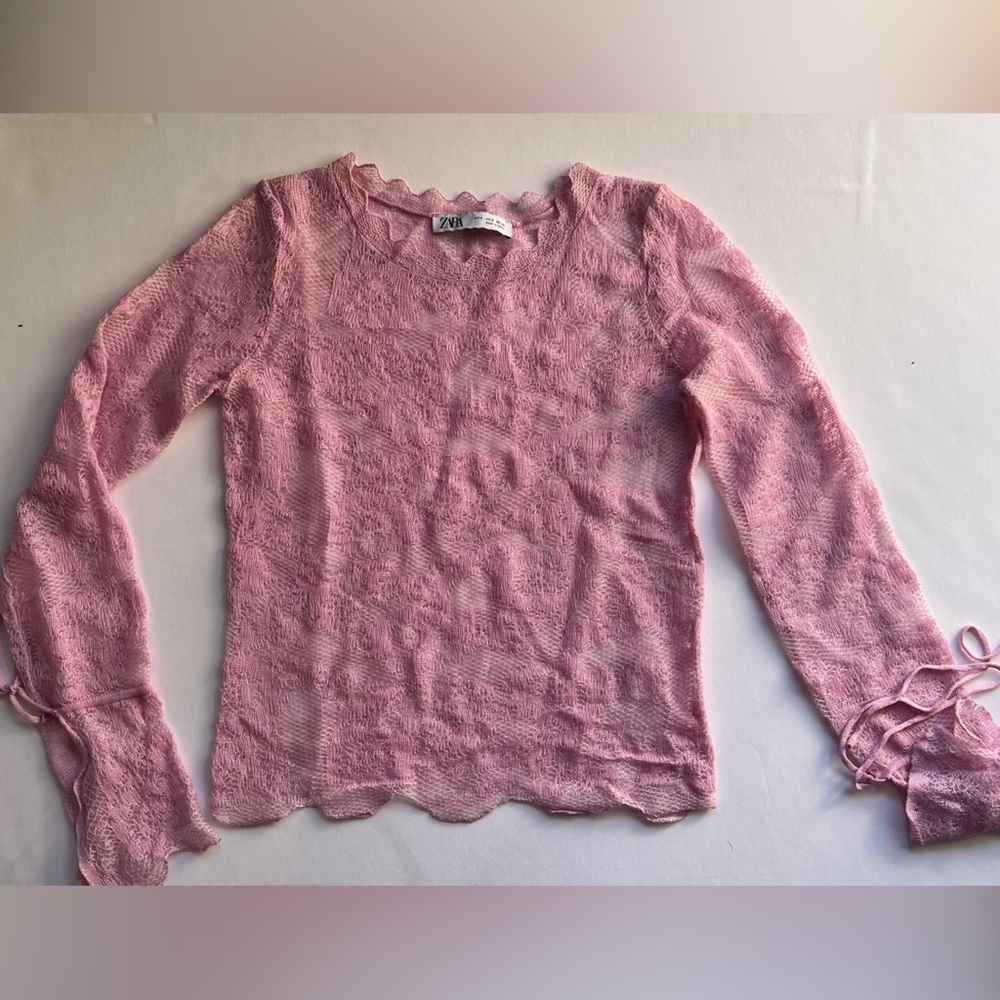 Pink Zara Lace Top - Picture 6 of 6